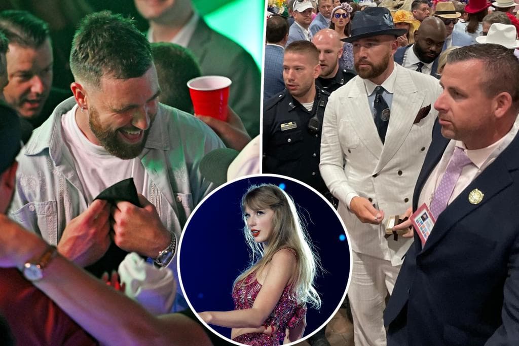 Travis Kelce lands in Kentucky for Derby weekend without Taylor Swift – Page Six