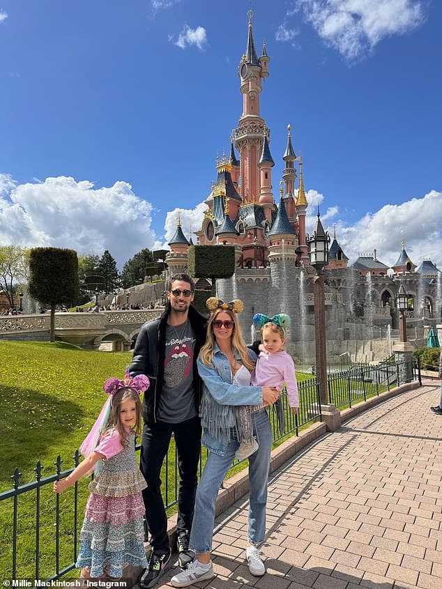 Millie Mackintosh enjoys a magical trip to Disneyland Paris as she celebrates her daughter Sienna’s fourth birthday with an unforgettable vacation